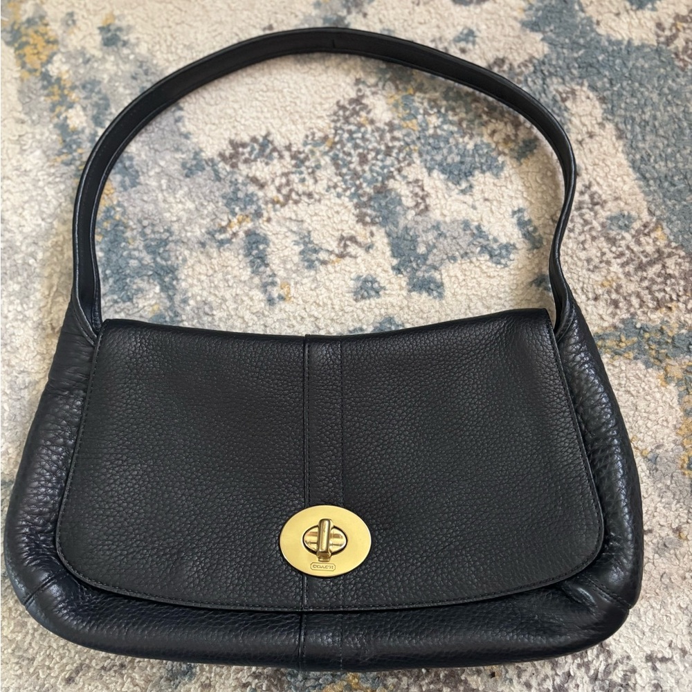 Vintage COACH Ergo Leather Flap Bag
